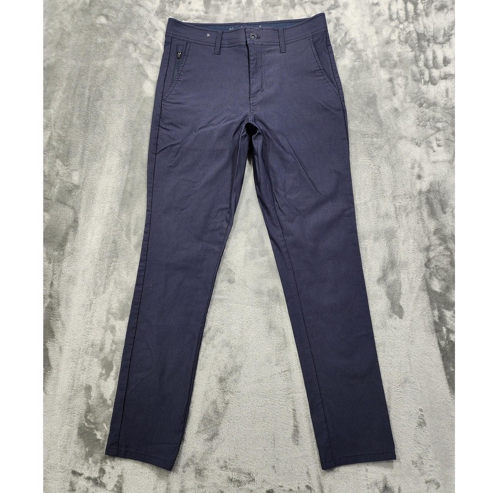 Weatherproof Vintage Pants Mens 30x32 Blue Regular Taper Performance Flex Chino